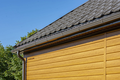 Купить Металлочерепица Гранд Лайн / Grand Line, Kamea, PE 0,45 цвет RAL7024 темно-серый (графит) - изображение 6